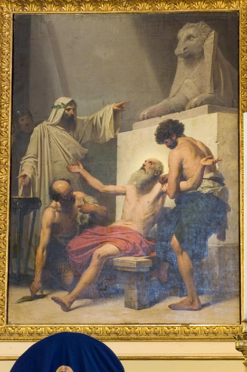 San Michele arcangelo scaccia gli angeli ribelli dal Paradiso - Castel San Pietro Terme, Bologna